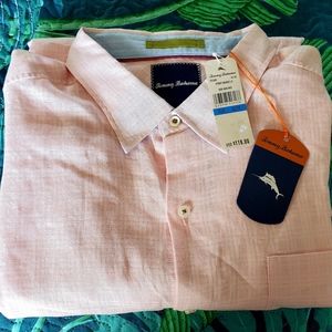 TOMMY BAHAMA Rose Mist Long Sleeve Shirt XL
